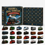 Vehicle Advent Calendar Cast Metal 24-Piece Set