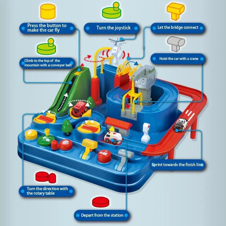 Vehicle Track Set Manual Controls & Themed Zones