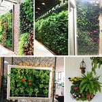 Vertical Hanging Planter Water-Retaining Felt 9 or 18 Pockets