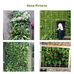 Vertical Hanging Planter Water-Retaining Felt 9 or 18 Pockets