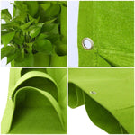 Vertical Hanging Planter Water-Retaining Felt 9 or 18 Pockets