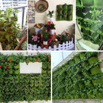 Vertical Hanging Planter Water-Retaining Felt 9 or 18 Pockets