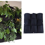 Vertical Hanging Planter Water-Retaining Felt 9 or 18 Pockets