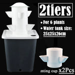 Vertical Hydroponic Garden Kit Stackable Food-Safe PP