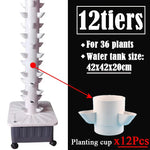 Vertical Hydroponic Garden Kit Stackable Food-Safe PP