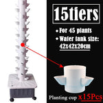 Vertical Hydroponic Garden Kit Stackable Food-Safe PP