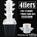 Vertical Hydroponic Garden Kit Stackable Food-Safe PP