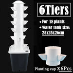 Vertical Hydroponic Garden Kit Stackable Food-Safe PP