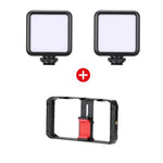 Video Camera Stabilizer Rig Microphone & Light Mounts Tripod Compatible