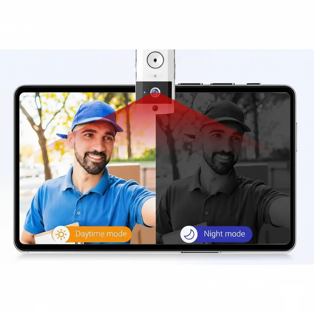 Video Doorbell Camera HD Video Night Vision & Two-Way Audio
