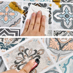 Vinyl Tile Peel-and-Stick Porcelain Look Waterproof & Scratch-Resistant