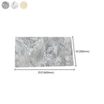 Vinyl Tile Peel-and-Stick Porcelain Look Waterproof & Scratch-Resistant