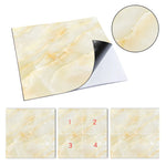Vinyl Tile Peel-and-Stick Porcelain Look Waterproof & Scratch-Resistant