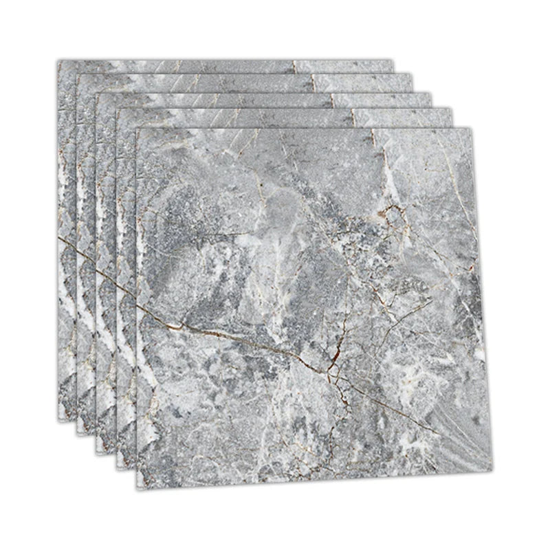 Vinyl Tile Peel-and-Stick Porcelain Look Waterproof & Scratch-Resistant