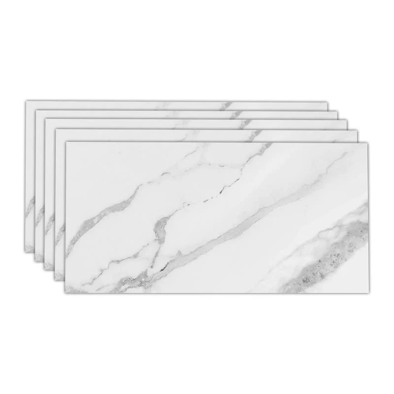 Vinyl Tile Peel-and-Stick Porcelain Look Waterproof & Scratch-Resistant