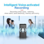 Voice Recorder Voice-Activated Compact 50-Hour Recording