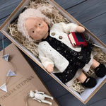 Waldorf Doll Cotton Exterior Wool Filling Imaginative Play
