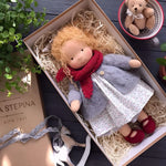 Waldorf Doll Cotton Exterior Wool Filling Imaginative Play