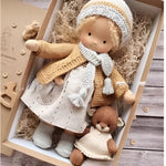 Waldorf Doll Cotton Exterior Wool Filling Imaginative Play