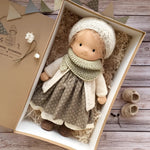 Waldorf Doll Cotton Exterior Wool Filling Imaginative Play