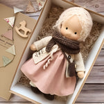 Waldorf Doll Cotton Exterior Wool Filling Imaginative Play