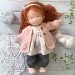 Waldorf Doll Cotton Exterior Wool Filling Imaginative Play