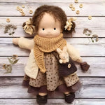 Waldorf Doll Cotton Exterior Wool Filling Imaginative Play