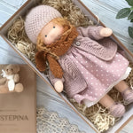 Waldorf Doll Cotton Exterior Wool Filling Imaginative Play