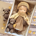 Waldorf Doll Cotton Exterior Wool Filling Imaginative Play