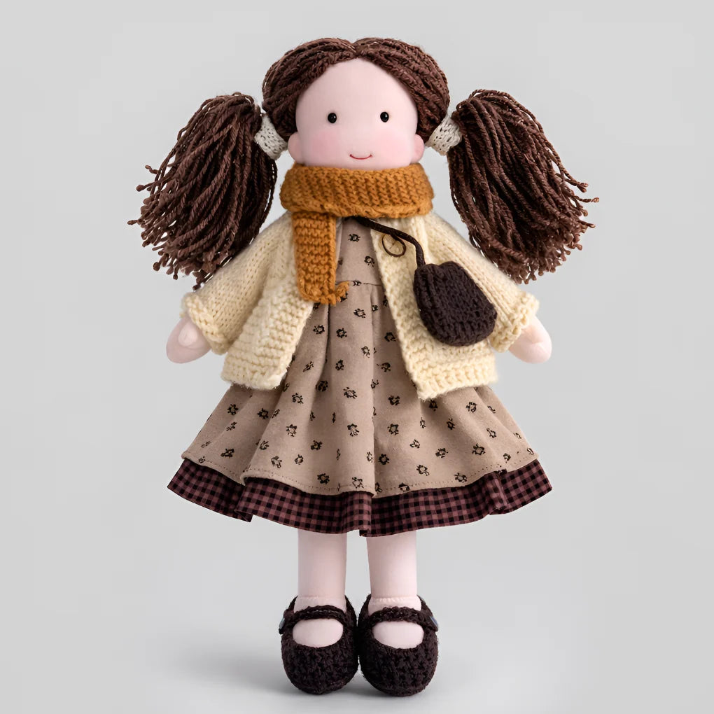 Waldorf Doll Cotton Exterior Wool Filling Imaginative Play