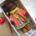 Waldorf Doll Cotton Exterior Wool Filling Imaginative Play