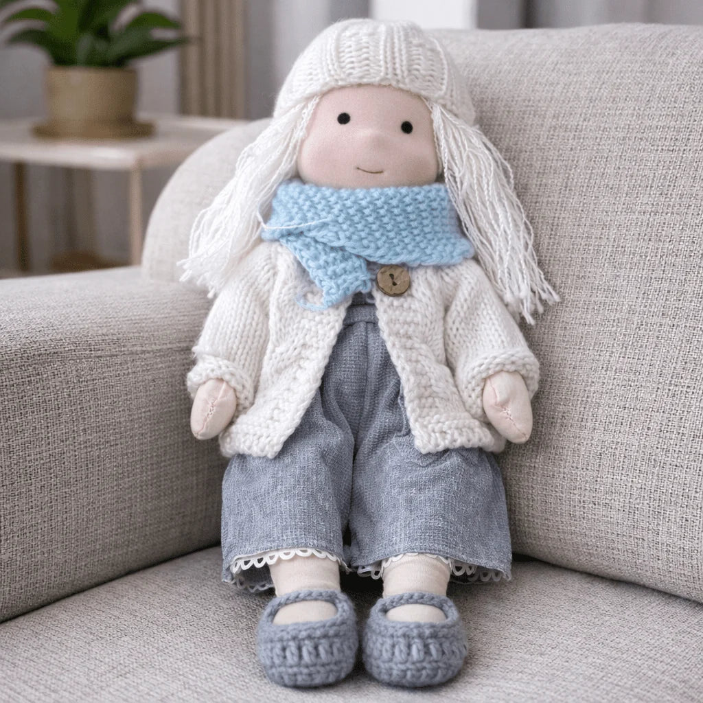 Waldorf Doll Handcrafted Cotton Plush 11-Inch