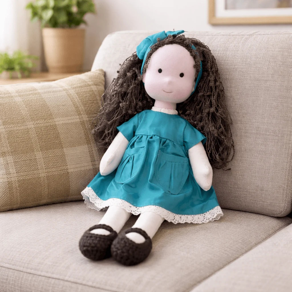Waldorf Doll Handcrafted Cotton Plush 11-Inch