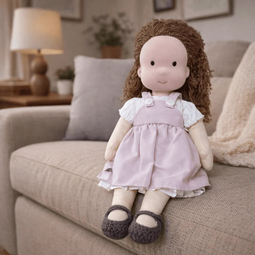 Waldorf Doll Handcrafted Cotton Plush 11-Inch