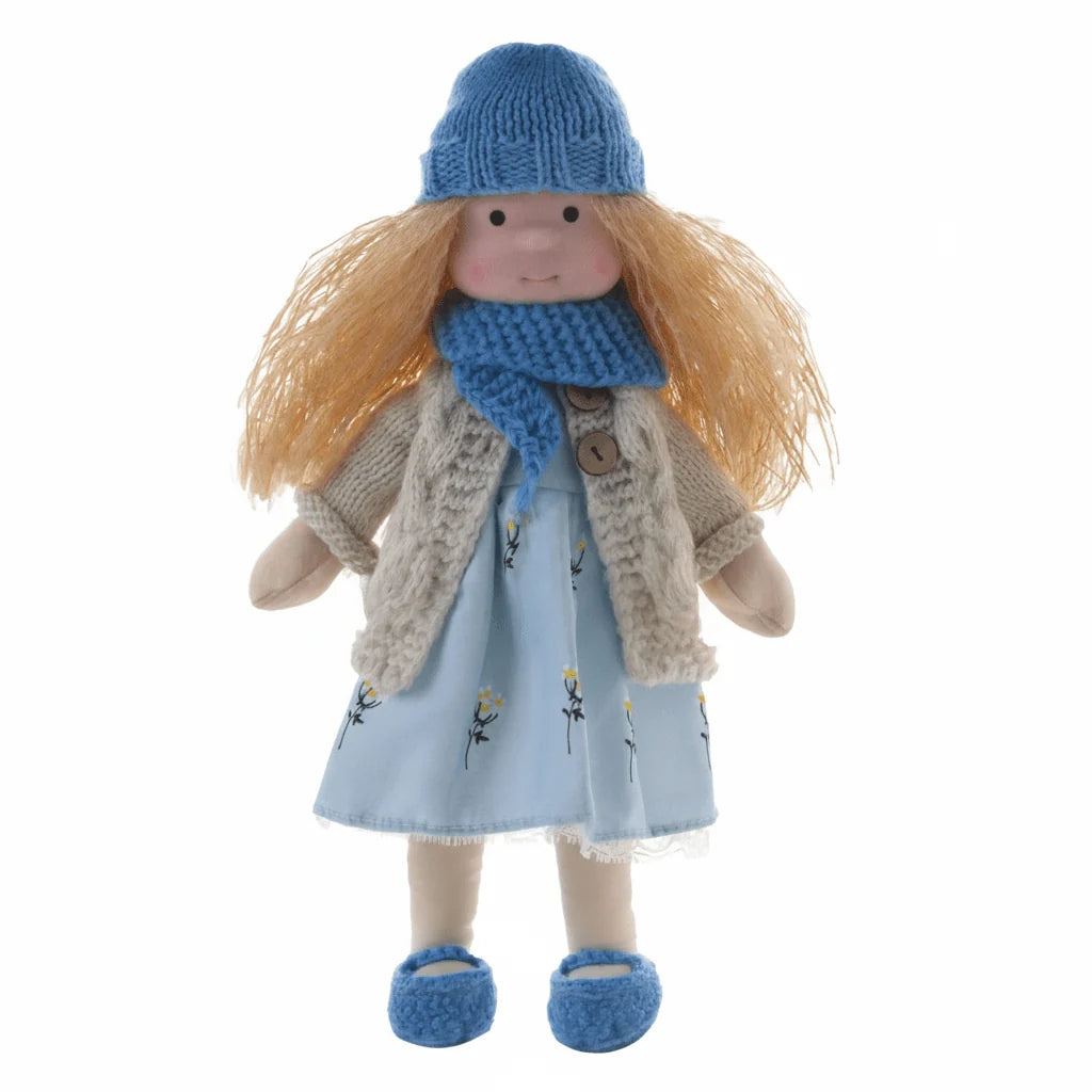 Waldorf Doll Handcrafted Cotton Plush 11-Inch