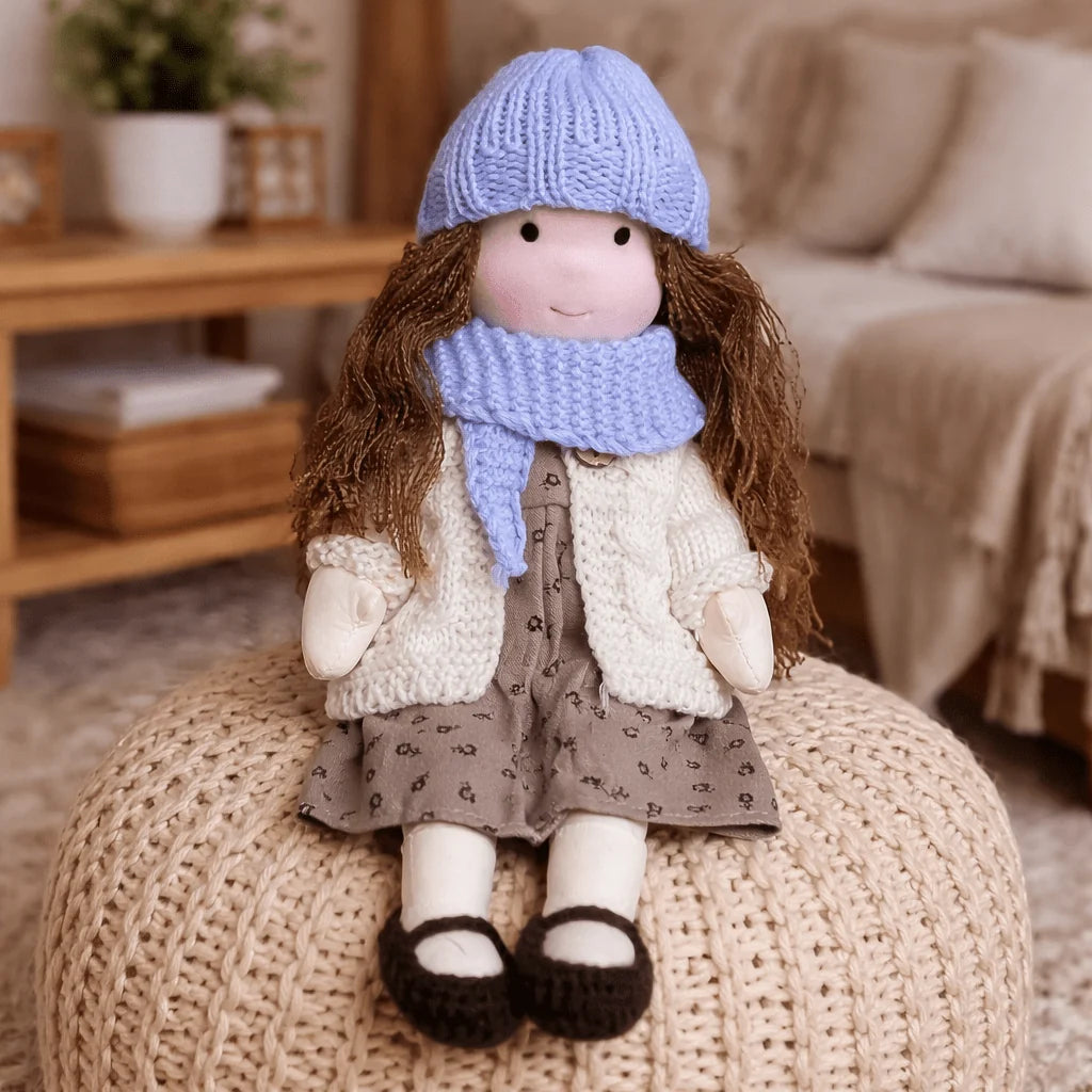 Waldorf Doll Handcrafted Cotton Plush 11-Inch
