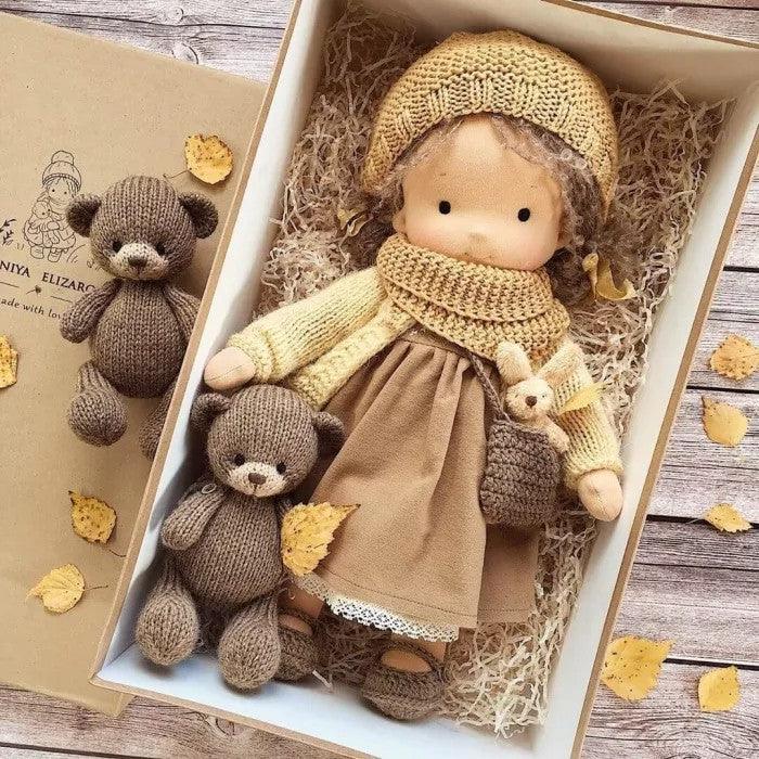 Waldorf Doll Handcrafted Organic Cotton & Hypoallergenic 35cm