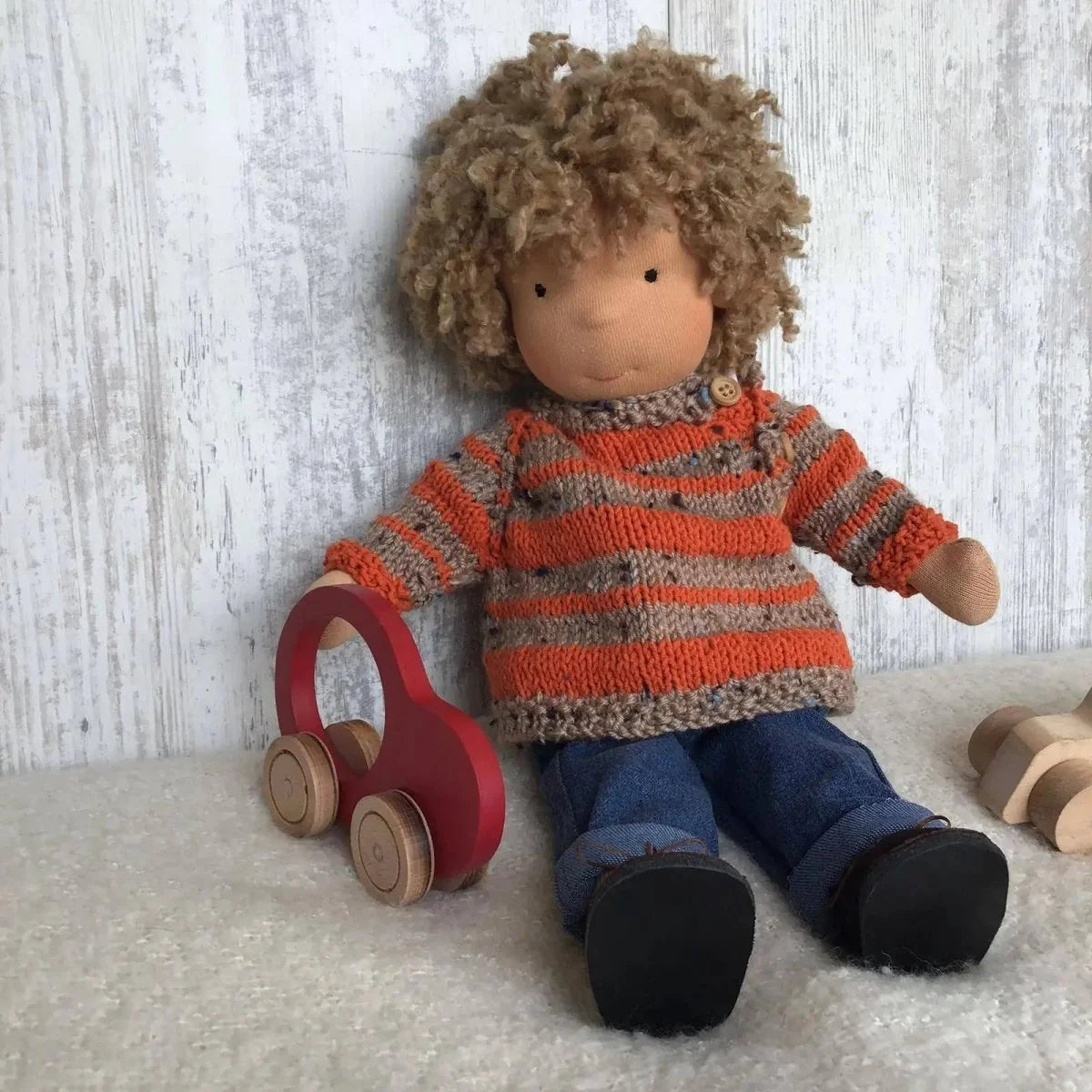 Waldorf Doll Handmade Natural Cotton Hypoallergenic 12 Inch