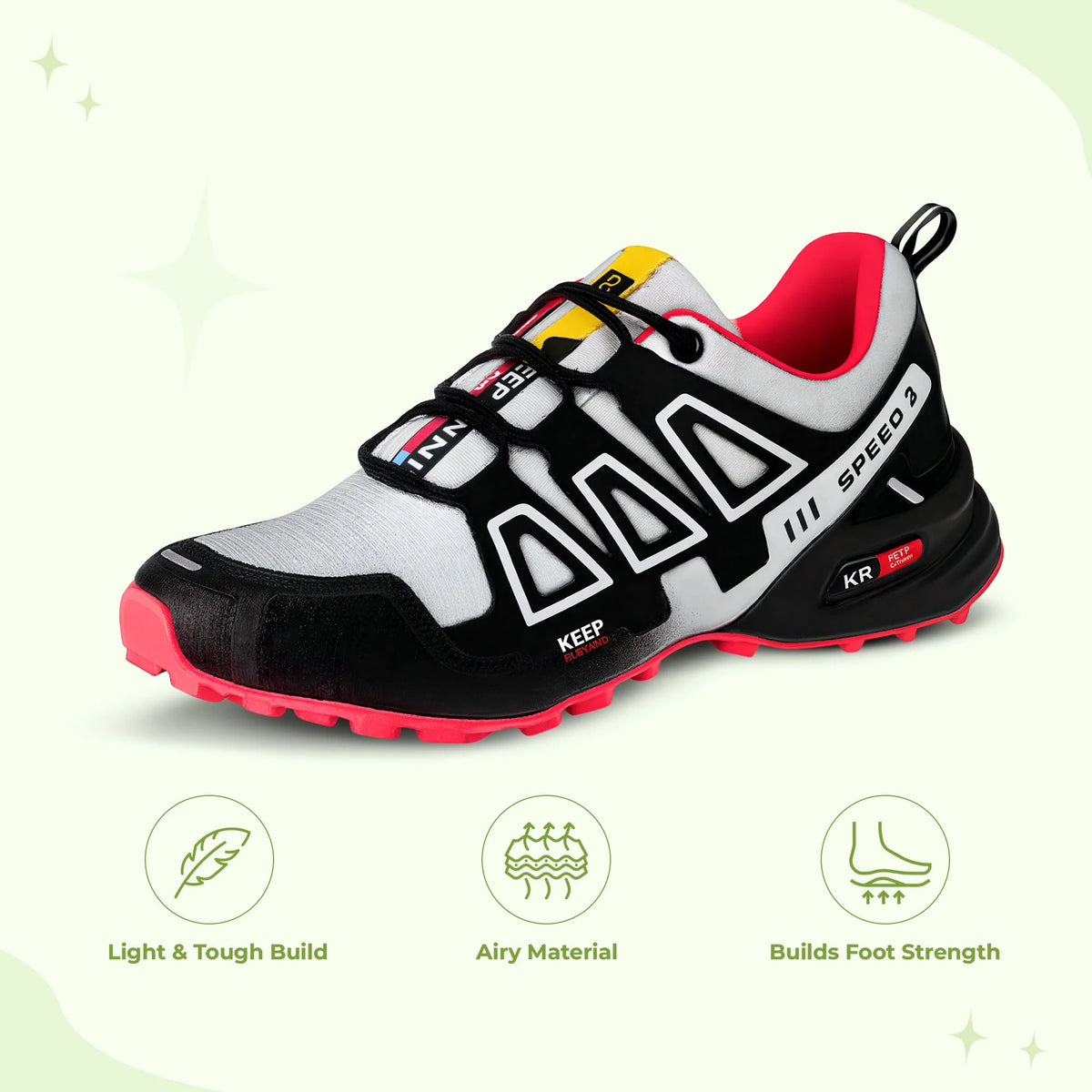 Walking Shoes Flexible Sole & Cushioned Insole