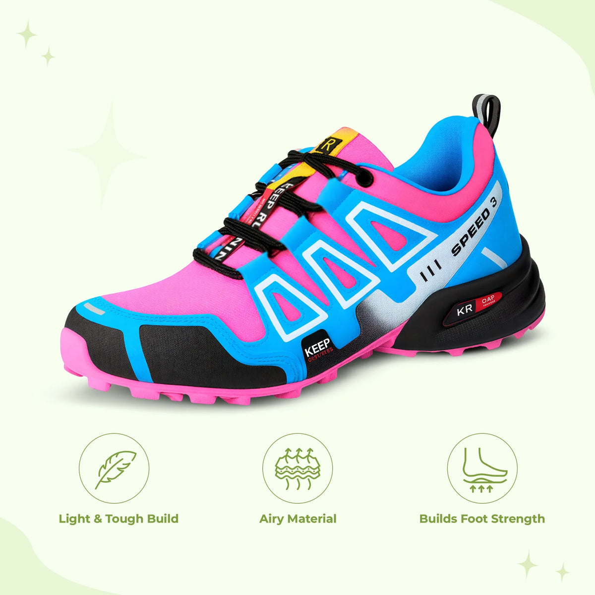 Walking Shoes Flexible Sole & Cushioned Insole