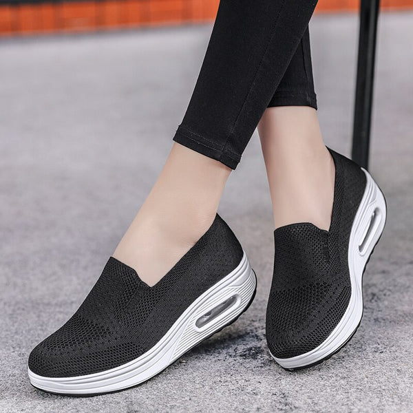 Walking Shoes Slip-On Breathable Arch Support