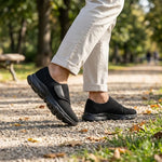 Walking Shoes Wide-Fit Breathable Mesh Hook-and-Loop Closure