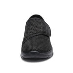 Walking Shoes Wide-Fit Breathable Mesh Hook-and-Loop Closure