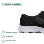 Walking Shoes Wide-Fit Breathable Mesh Hook-and-Loop Closure