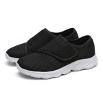 Walking Shoes Wide-Fit Breathable Mesh Hook-and-Loop Closure
