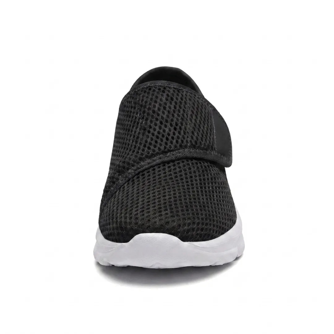 Walking Shoes Wide-Fit Breathable Mesh Hook-and-Loop Closure