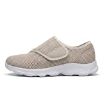 Walking Shoes Wide-Fit Breathable Mesh Hook-and-Loop Closure