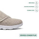 Walking Shoes Wide-Fit Breathable Mesh Hook-and-Loop Closure