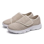 Walking Shoes Wide-Fit Breathable Mesh Hook-and-Loop Closure