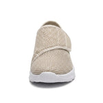 Walking Shoes Wide-Fit Breathable Mesh Hook-and-Loop Closure